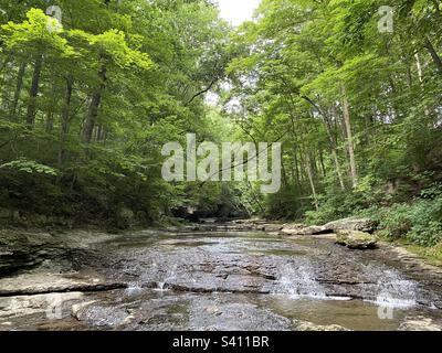 McCormick’s Creek State Park Indiana Stock Photo