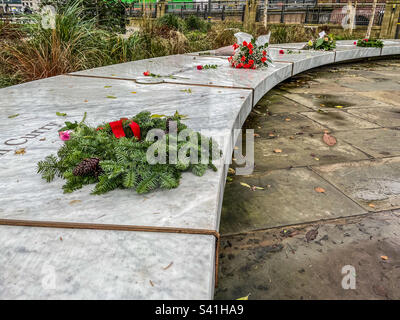 Manchester arena bombing memorial Stock Photo
