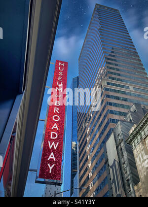 The Museum of Broadway is located in Times Square,, 2023, New York City, United States Stock Photo