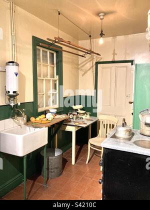 York city museum vintage kitchen Stock Photo