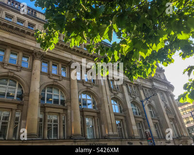 Royal Exchange building, Manchester Stock Photo