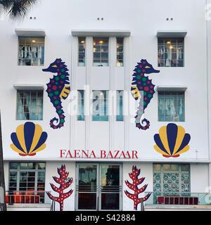 Faena Bazaar, Miami Beach, Florida, United States Stock Photo