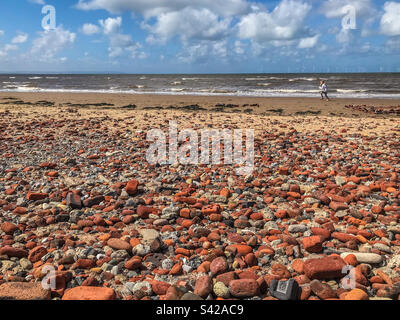 Blitz beach, Crosby Stock Photo