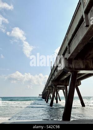 Deerfield Beach International Fishing Pier Stock Photo