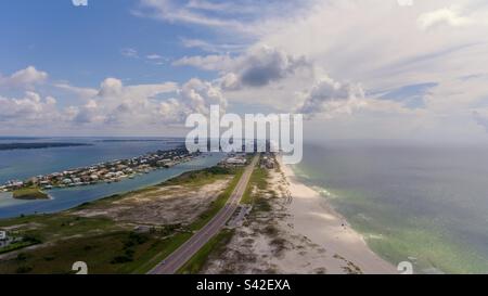 Orange Beach & Ono Island on the Alabama Gulf Coast Stock Photo