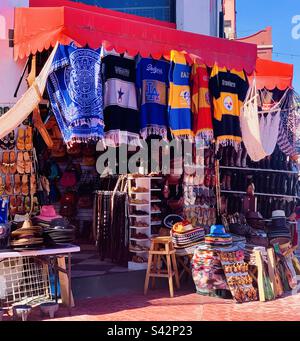 November, 2022, Sidewalk store, Ensenada, Baja California, Mexico Stock Photo