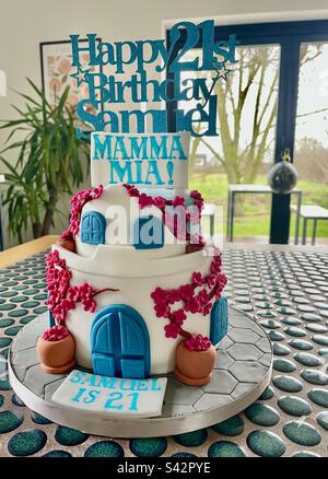 Baking Maniac: Mamma Mia Santorini Cake