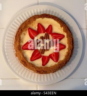 New York Cheesecake Stock Photo