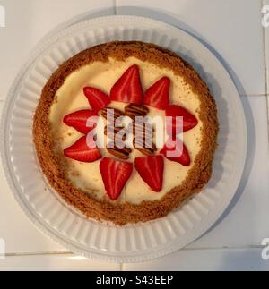 New York Cheesecake Stock Photo
