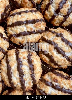 Coconut macaroons Stock Photo