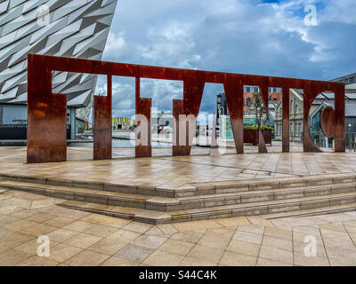 Titanic museum, Belfast Stock Photo