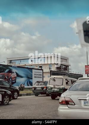 Lagos island movement Stock Photo