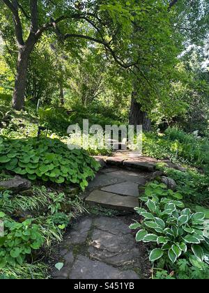 Reader Rock Garden Stock Photo