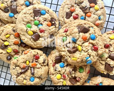 Monster cookie Stock Photo