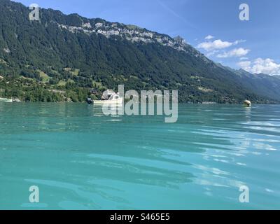 Lake BRIENZ interlaken in summer Stock Photo