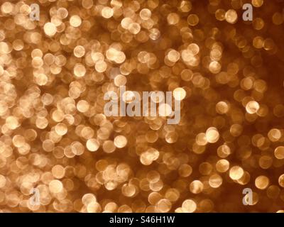 Closeup of gold glitter-blurry effect Stock Photo