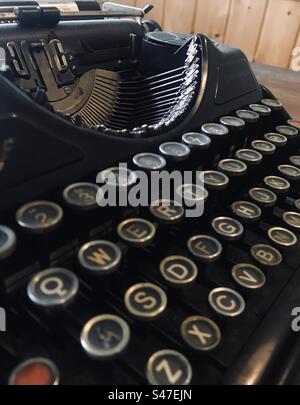 Old typewriter Stock Photo