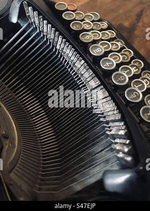 Old typewriter Stock Photo