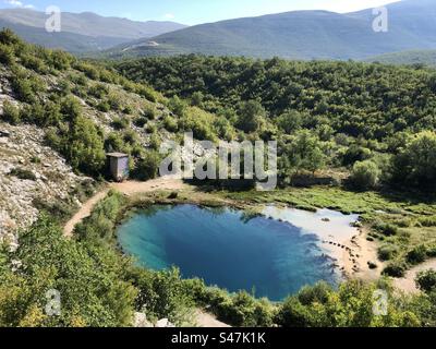 The source of the river Cetina, Croatia Stock Photo