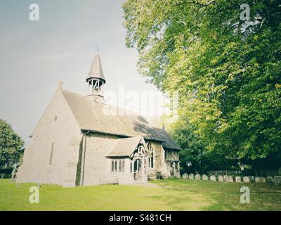 All Saints church Crowfield Suffolk Stock Photo