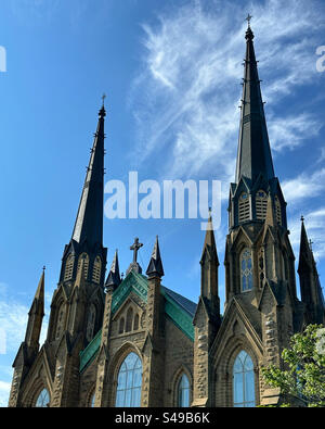 St Dunstan’s Basilica, Charlottetown, Prince Edward Island, Canada Stock Photo