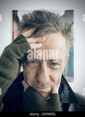 portrait of an old man Stock Photo