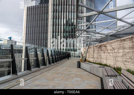 Fen Court Garden (The Garden at 120) , One Fen Court, Fenchurch Avenue, London Stock Photo