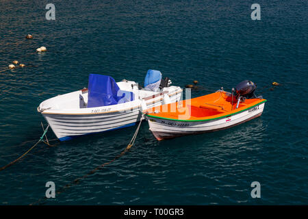 Boats at Puerto de Aldea, Gran Canaria, Canary Islands Stock Photo