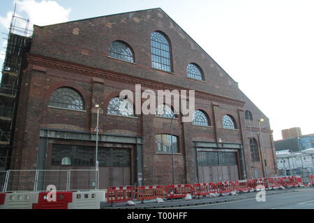 Old Acme Warehouse set from 'Who Framed Roger Rabbit' being redeveloped into a Music Venue by Westfield Stock Photo