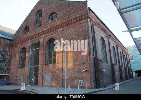 Old Acme Warehouse set from 'Who Framed Roger Rabbit' being redeveloped into a Music Venue by Westfield Stock Photo