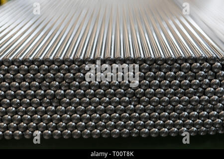 metal tube and profiles Stock Photo
