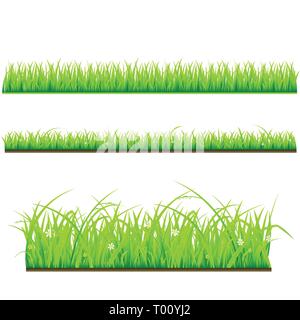 fresh grass vector template Stock Vector