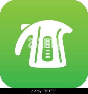 Plastic kettle icon, simple style Stock Vector