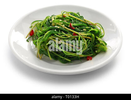 sauteed agretti, italian food Stock Photo