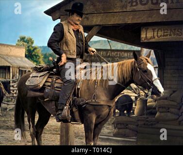 JOHN WAYNE, TRUE GRIT, 1969 Stock Photo