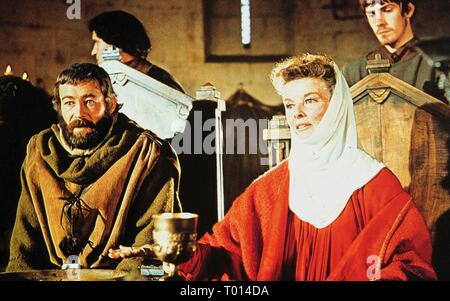 PETER O'TOOLE, KATHARINE HEPBURN, THE LION IN WINTER, 1968 Stock Photo