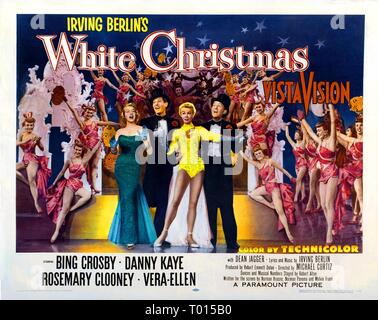 WHITE CHRISTMAS 1954 Paramount Film With From Left Bing Crosby ...