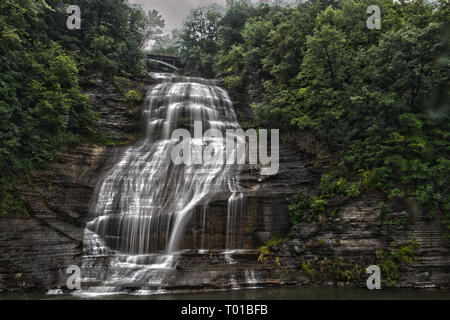 Shequaga Falls, Montour Falls, New York Stock Photo