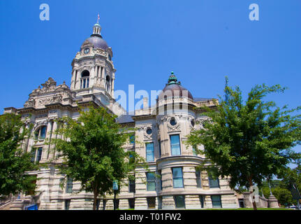 Old Vanderburgh County Courthouse, Evansville, Indiana Stock Photo