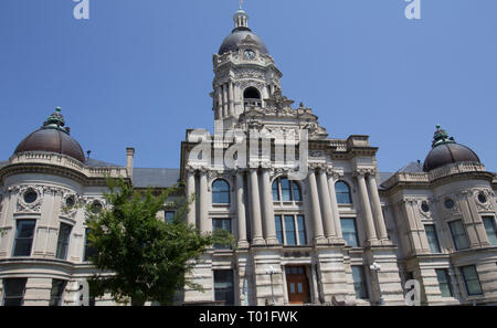 Old Vanderburgh County Courthouse, Evansville, Indiana Stock Photo