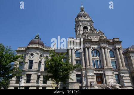 Old Vanderburgh County Courthouse, Evansville, Indiana Stock Photo