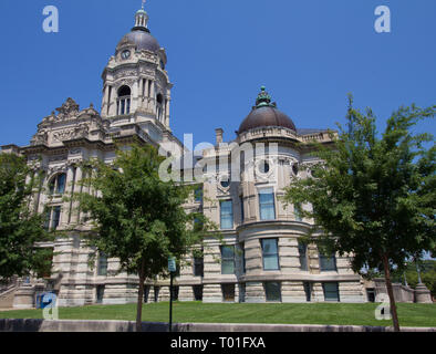 Old Vanderburgh County Courthouse, Evansville, Indiana Stock Photo