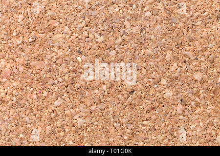 Natural light brown cork textured flat surface. Copy space background, decoration interior and furniture material. Stock Photo