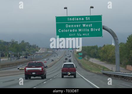 Directions To Interstate 70 West Colorado Mills Blvd Hi-Res Stock Photography And Images - Alamy