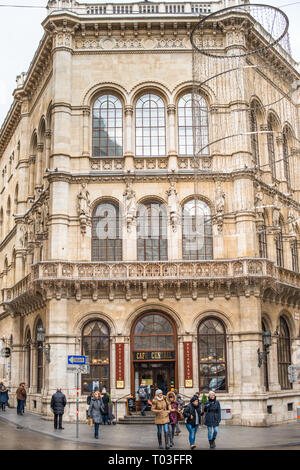 Historic Cafe Central on Herrengasse in the Innere Stadt, Vienna, Austria. Stock Photo