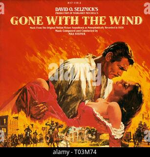 FILM POSTER, GONE WITH THE WIND, 1939 Stock Photo