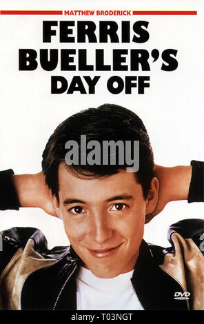 MATTHEW BRODERICK POSTER, FERRIS BUELLER'S DAY OFF, 1986 Stock Photo