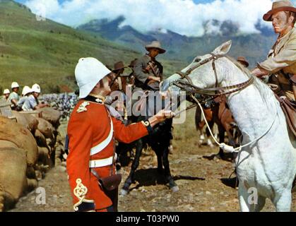 STANLEY BAKER, ZULU, 1964 Stock Photo