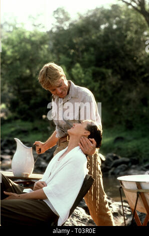 MERYL STREEP, ROBERT REDFORD, OUT OF AFRICA, 1985 Stock Photo