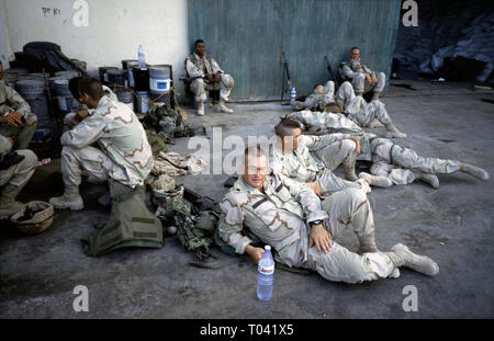 29th October 1993 U.S. Army soldiers of the 24th Infantry Division